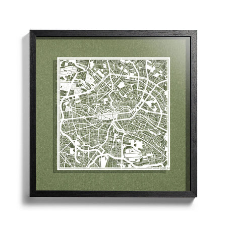 o3designstudio-Berlin-Paper-cut-map-framed-18-inch-White-map-Black-frame-map-art-45MF3003BW-1