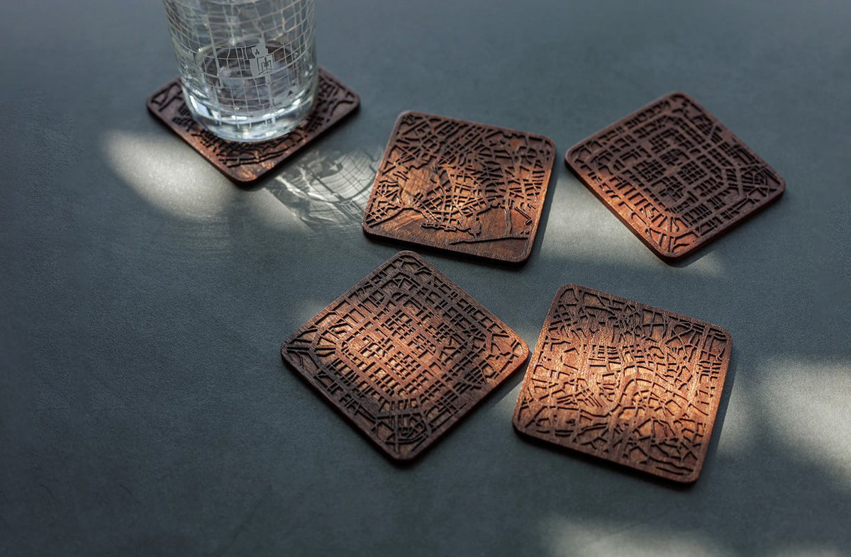 The Ultimate Coasters for Map Lovers! – o3designstudio