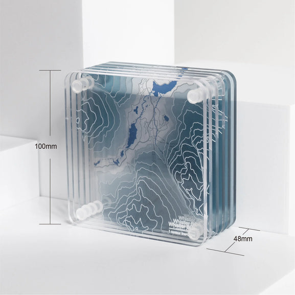 o3designstudio-3D-Contour-Map-Glass-Drink-Coasters-Mountains-Ski-Resort-Size