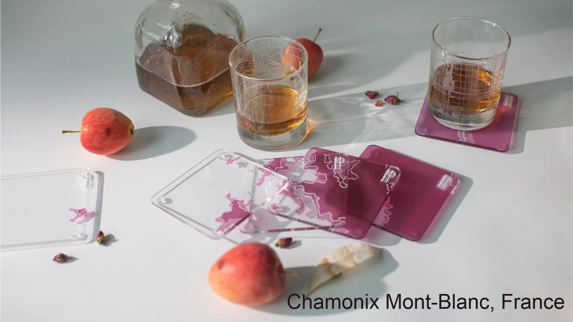 o3designstudio-3D-Contour-Map-Glass-Drink-Coasters-ChamonixMont-Blanc_France