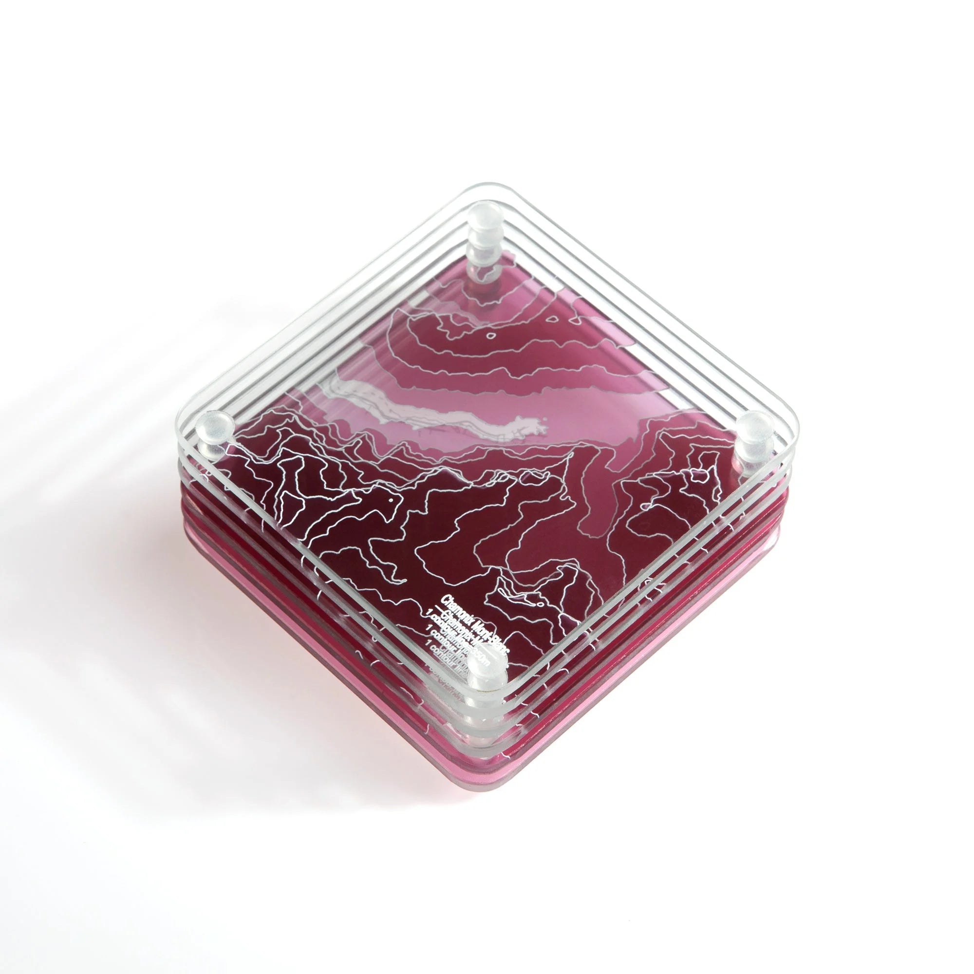 o3designstudio-3D-Contour-Map-Glass-Drink-Coasters-Chamonix Mont-Blanc_France