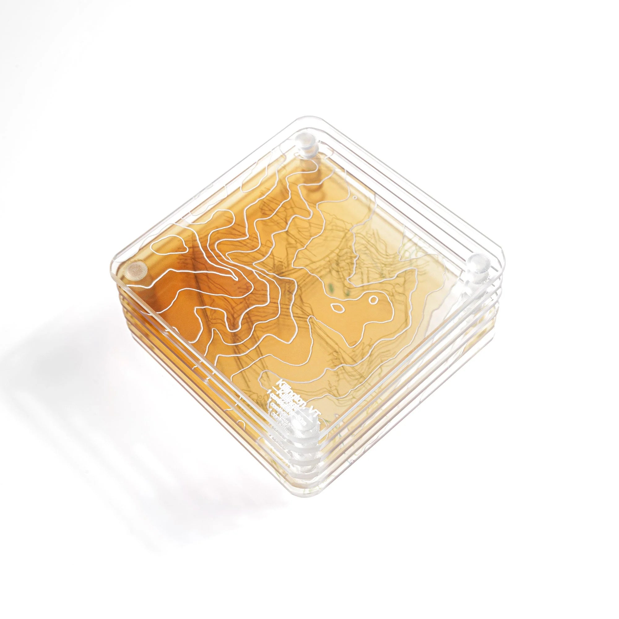 o3designstudio-3D-Contour-Map-Glass-Drink-Coasters-Killington_VT