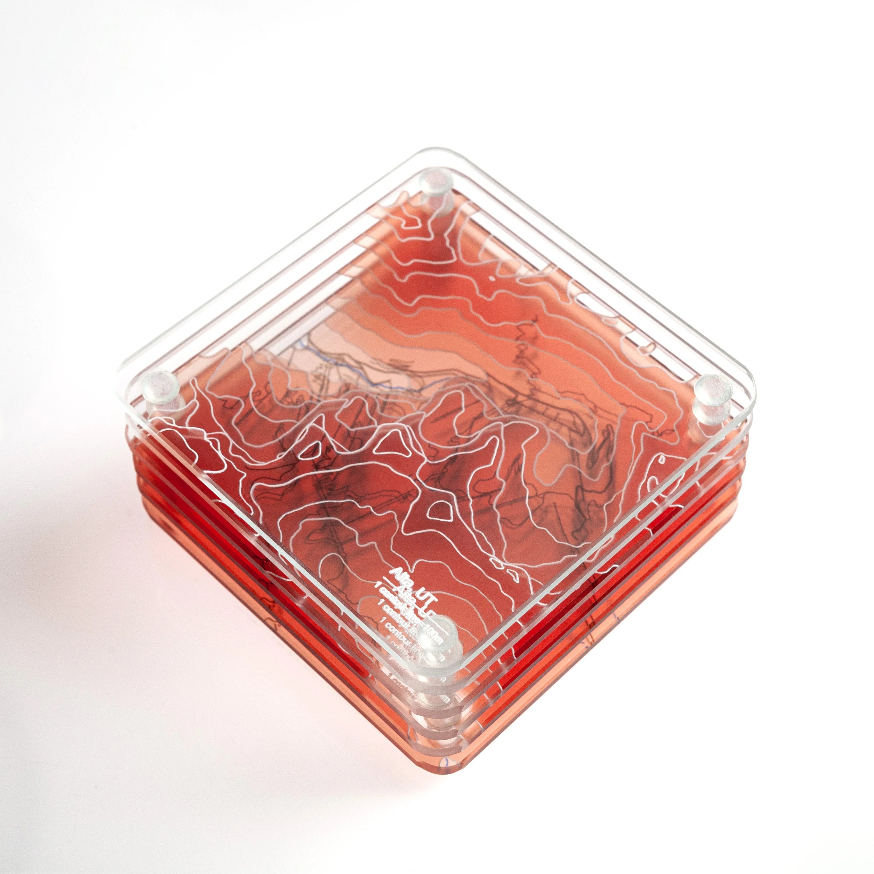 o3designstudio-Alta_UT-3D-Contour-Map-Glass-Drink-Coasters-of-Mountains-Ski-Resort-MC3D2308