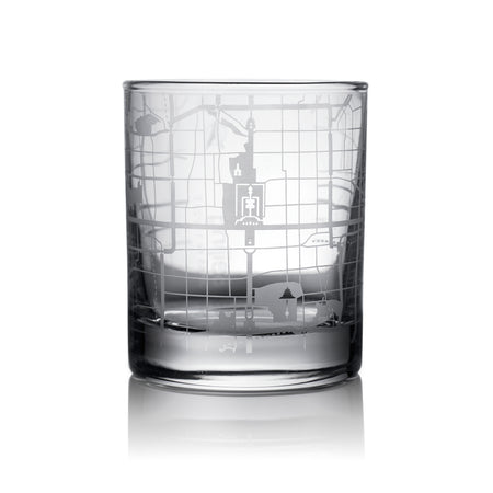 City map whiskey glasses Asia & Oceania
