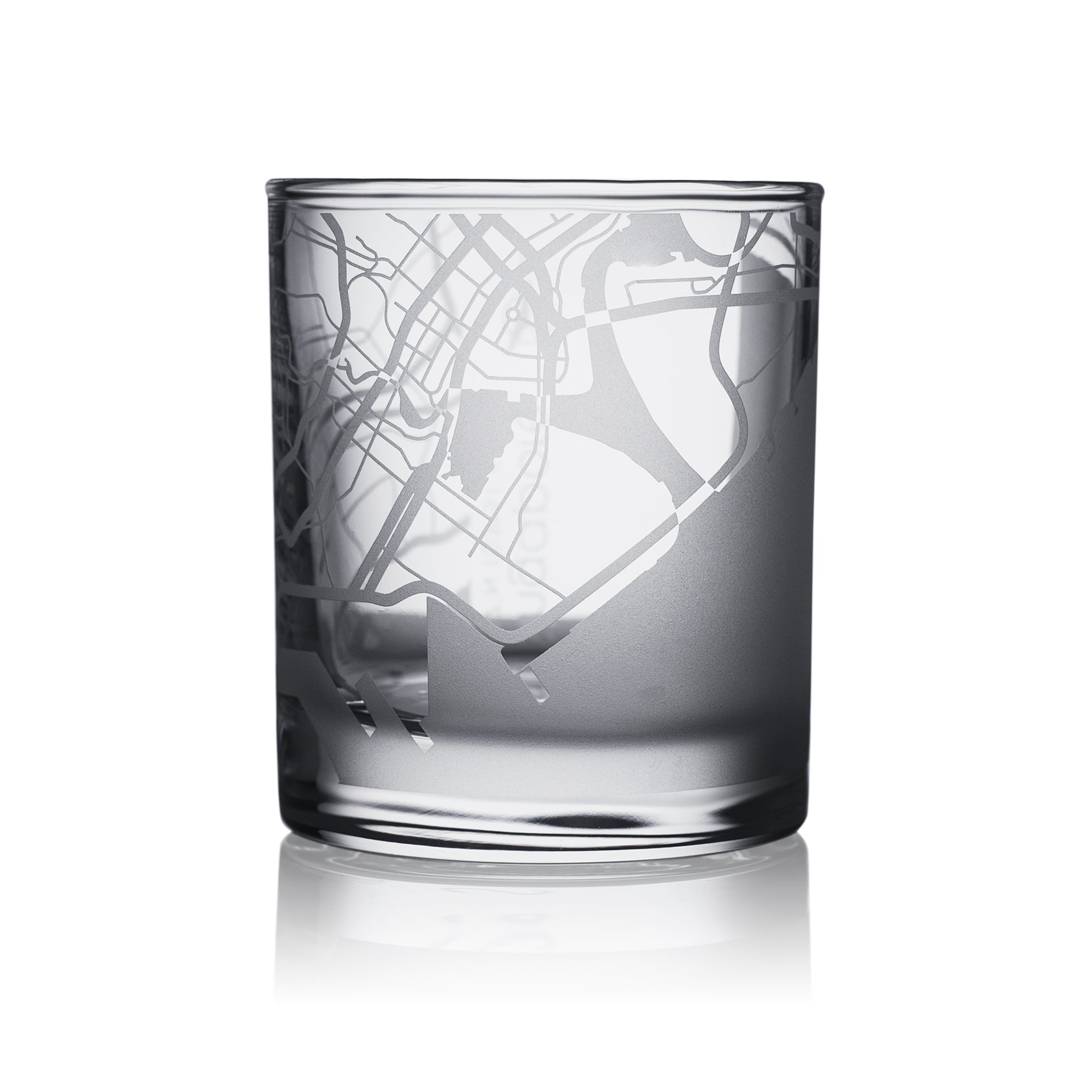 o3designstudio Singapore City map whiskey glasses 300 ml GM1011