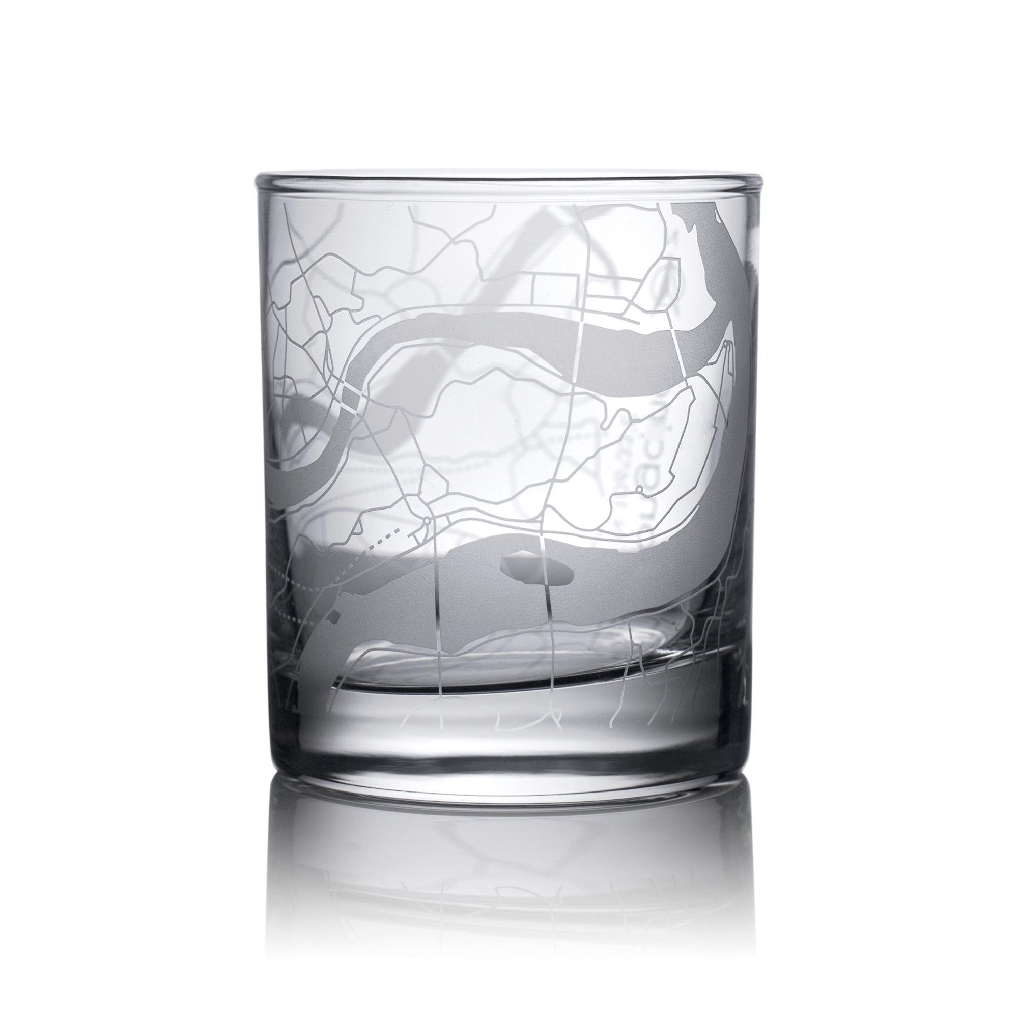o3designstudio Chongqing City map whiskey glasses 300 ml GM1029