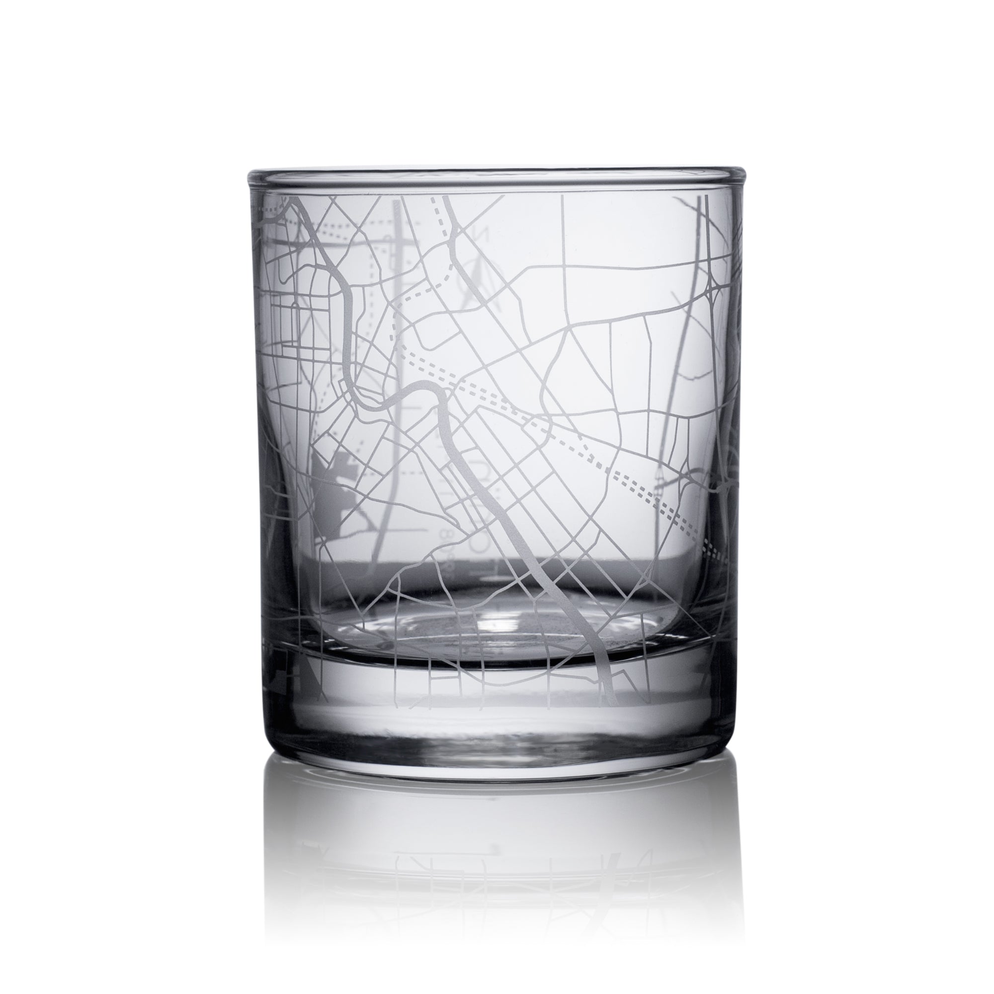 o3designstudio Tianjin City map whiskey glasses 300 ml GM1034