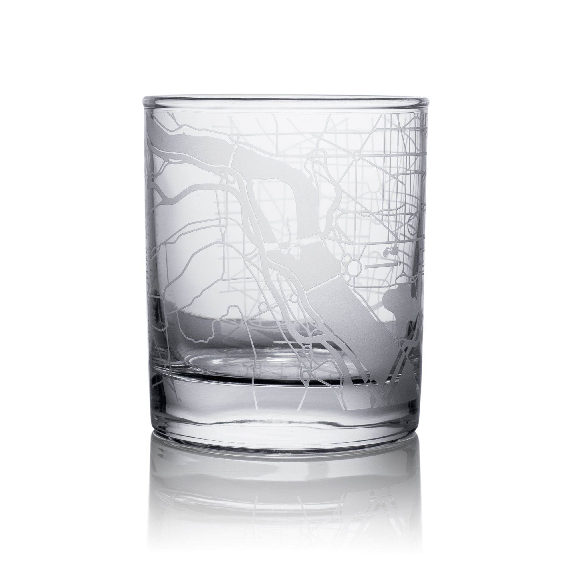 o3designstudio Washington D.C. City map whiskey glasses 300 ml GM2009