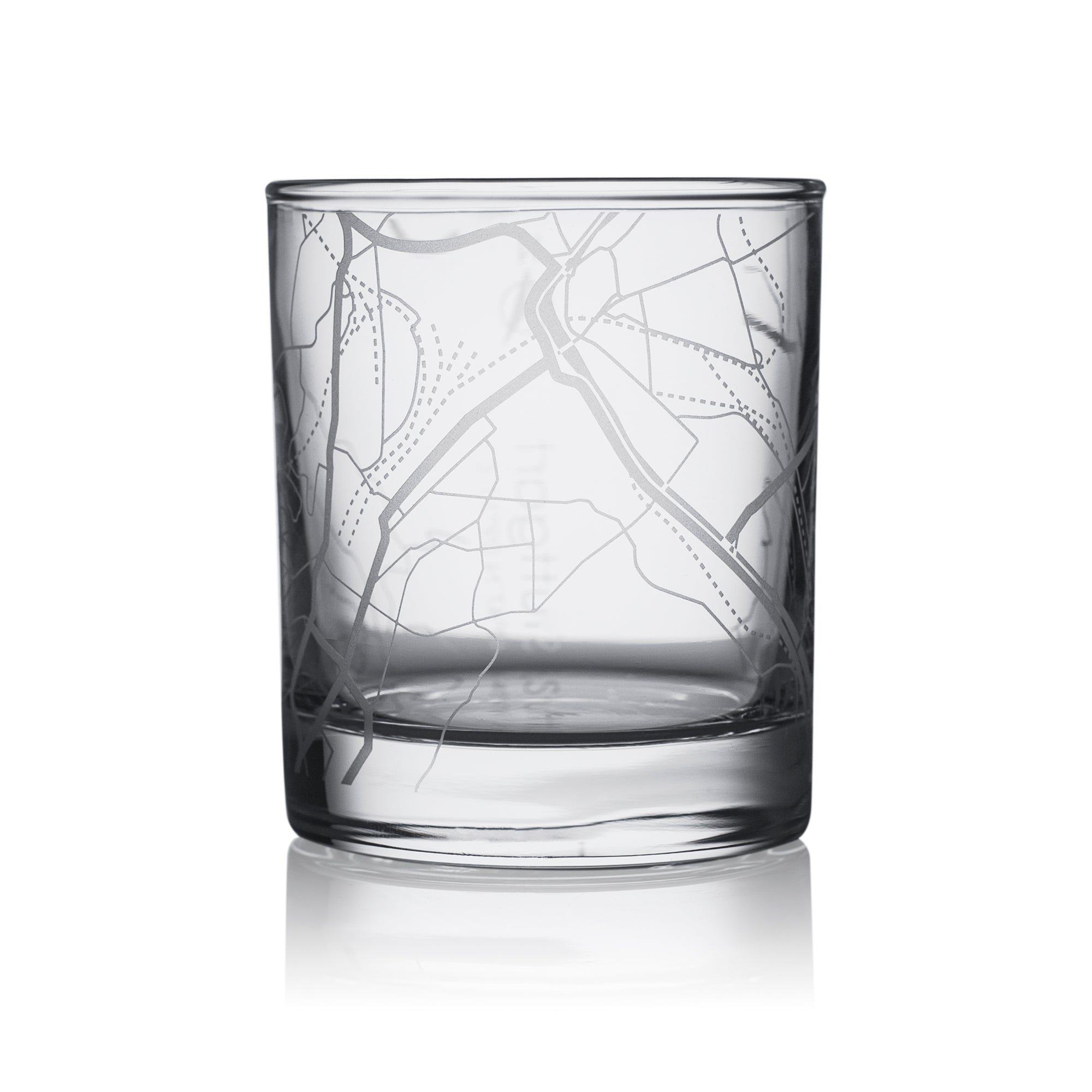 o3designstudio Stuttgart City map whiskey glasses 300 ml MG3026