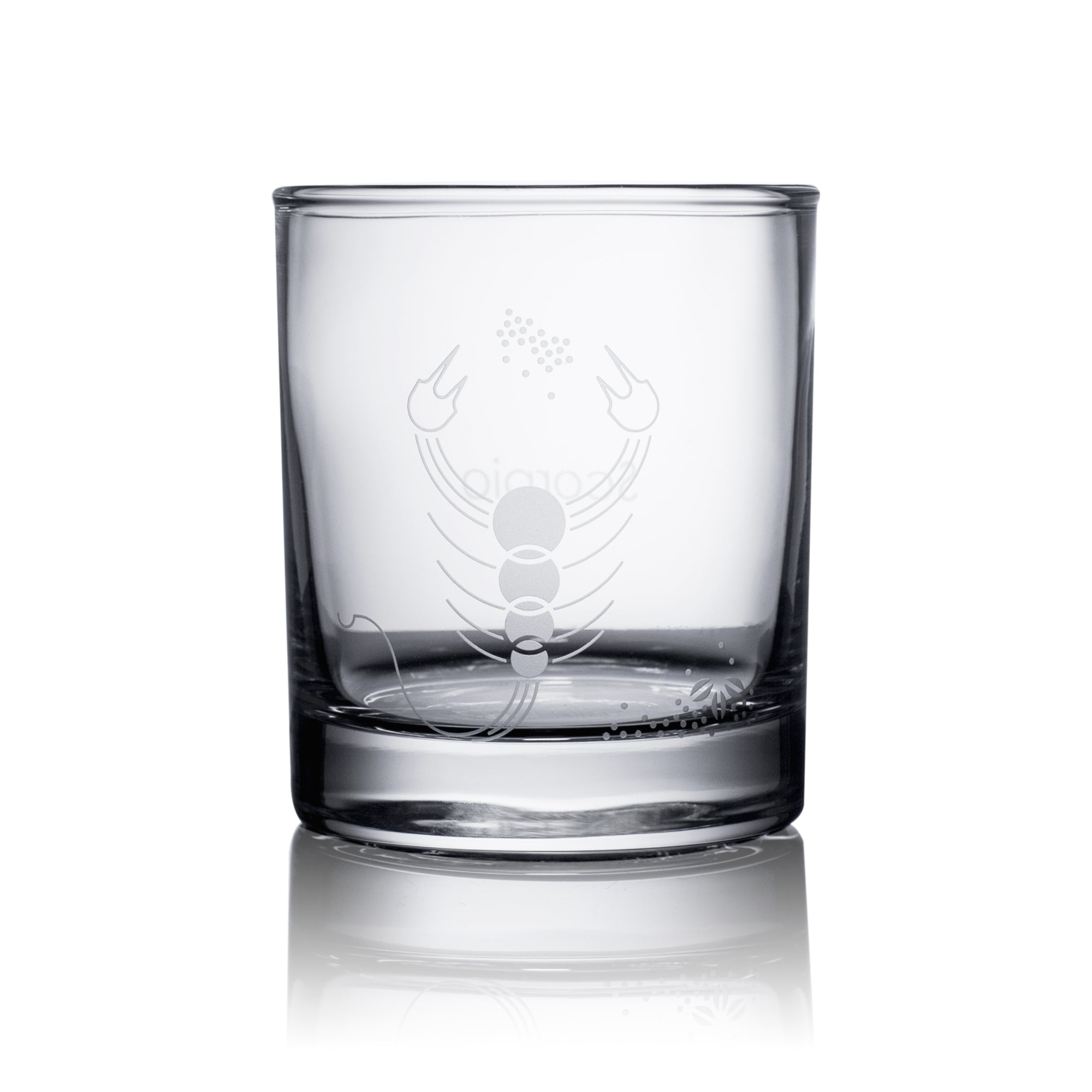 Constellation whiskey glasses - o3designstudi Scorpio-constellation-Whiskey-vGlass- October 24 - November 22-GC1024-1122-2