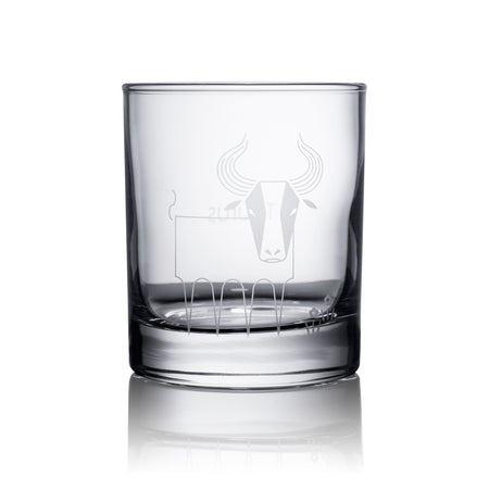 Constellation whiskey glasses - o3designstudio Taurus-April 21 - May 21-GC0421-0520-1
