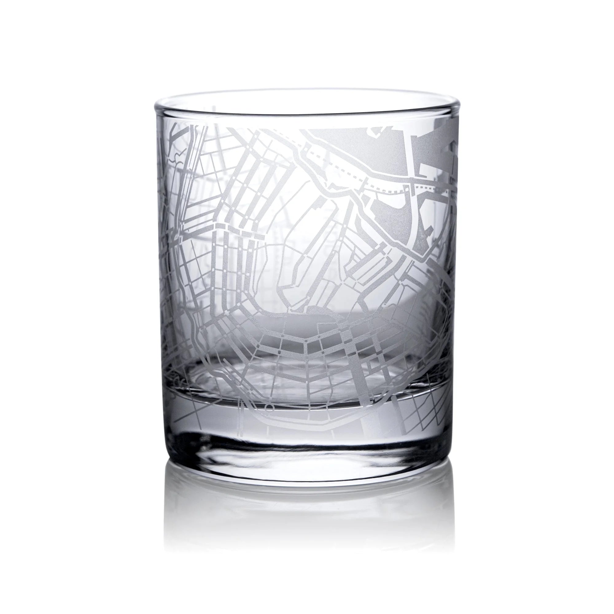 o3designstudio Amsterdam City map whiskey glasses 300 ml MG3004
