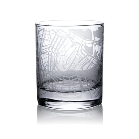 o3designstudio Amsterdam City map whiskey glasses 300 ml MG3004