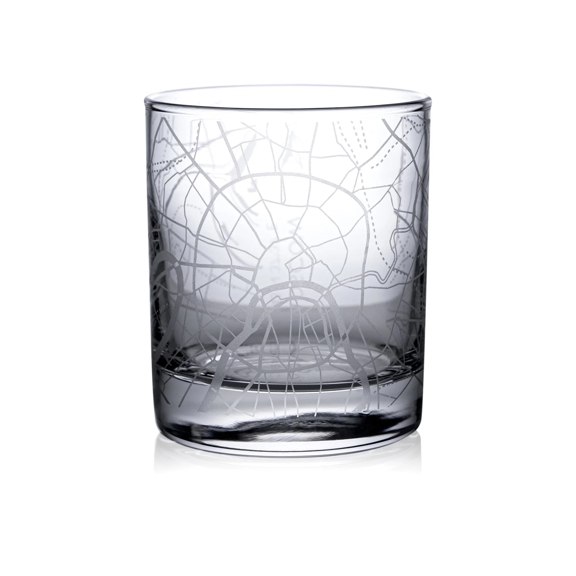 o3designstudio Moscow City map whiskey glasses 300 ml MG1010