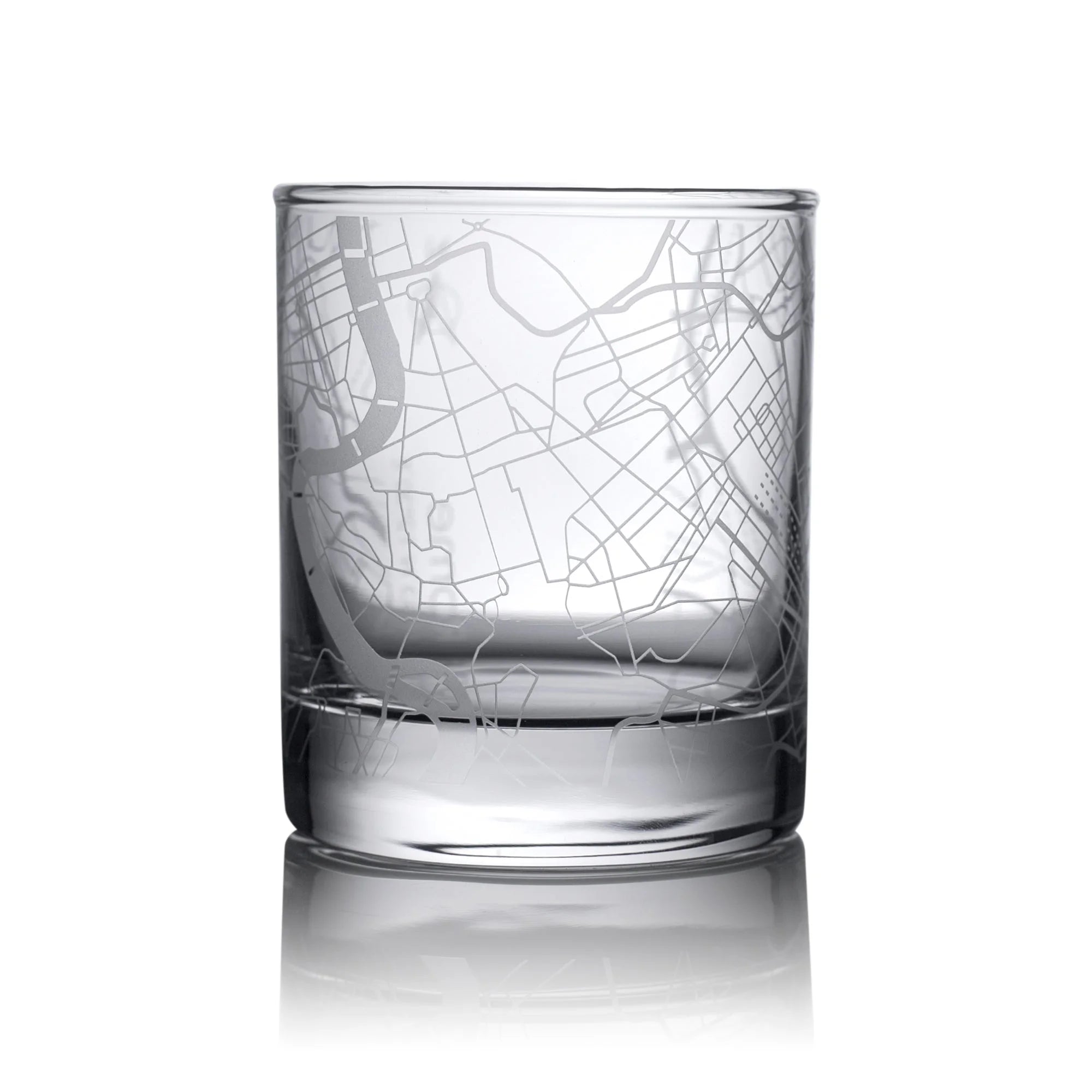 o3designstudio Rome City map whiskey glasses 300 ml MG3007
