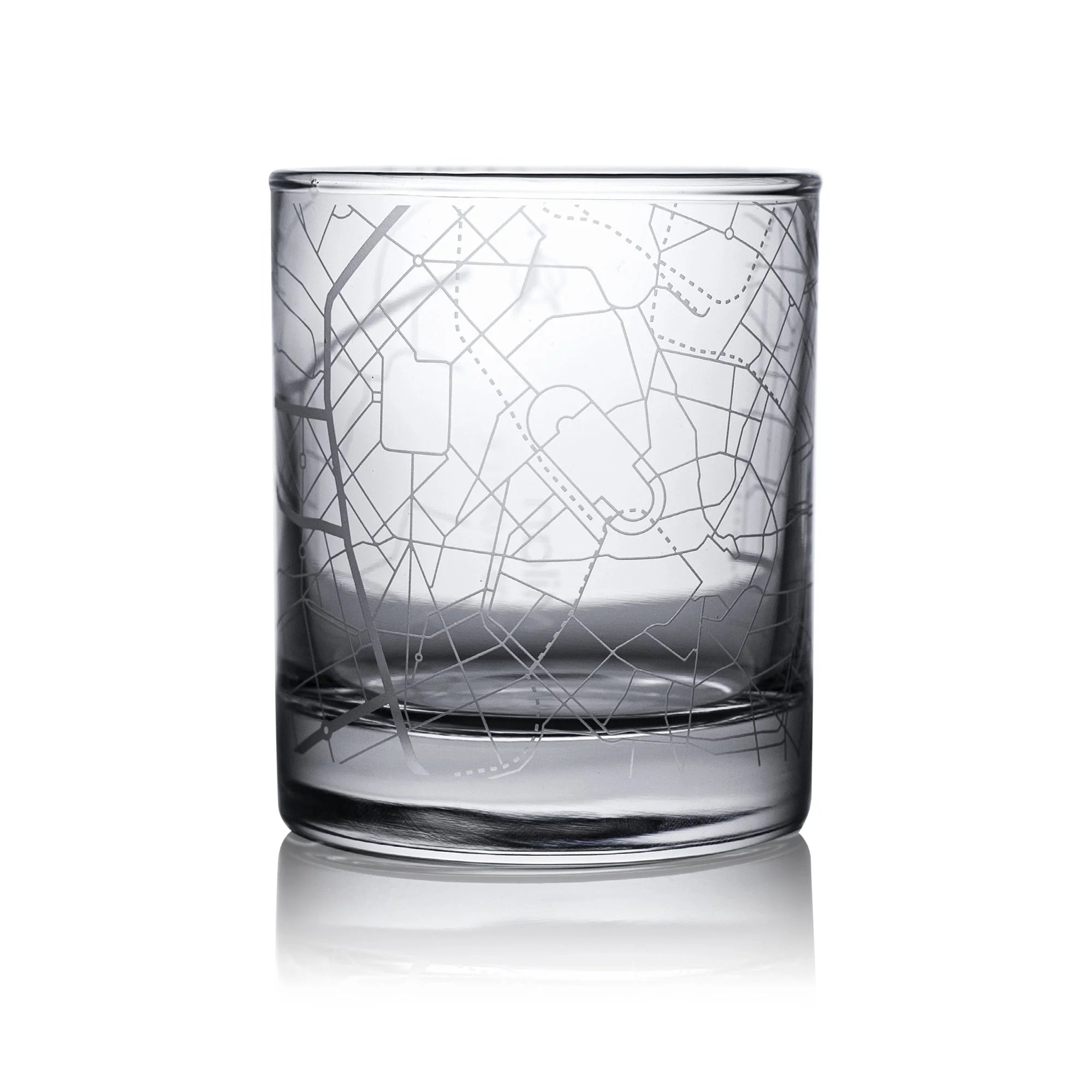o3designstudio Milan City map whiskey glasses 300 ml MG3009