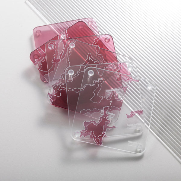 3D Contour Map Coasters