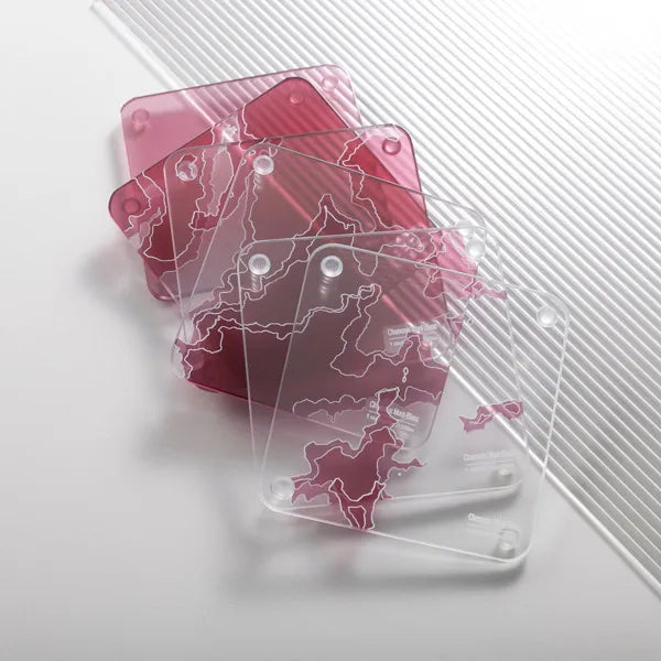 3D Contour Map Coasters