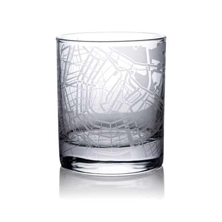 o3designstudio Amsterdam City map whiskey glasses 300 ml MG3004