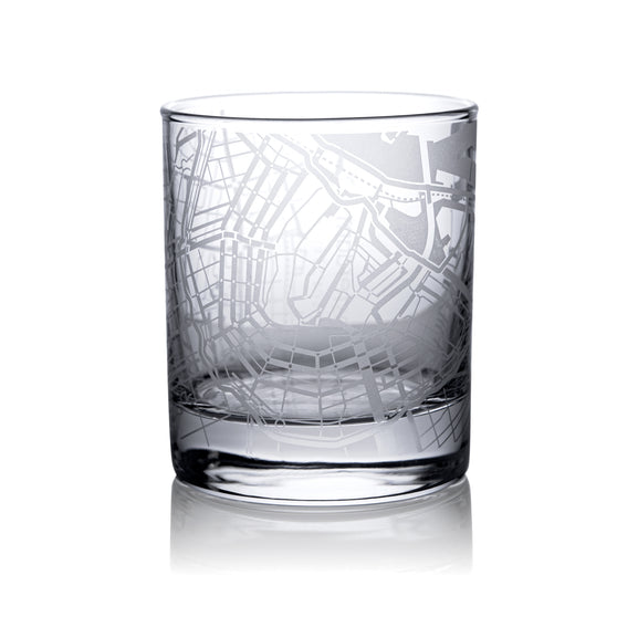 o3designstudio Amsterdam City map whiskey glasses 300 ml MG3004