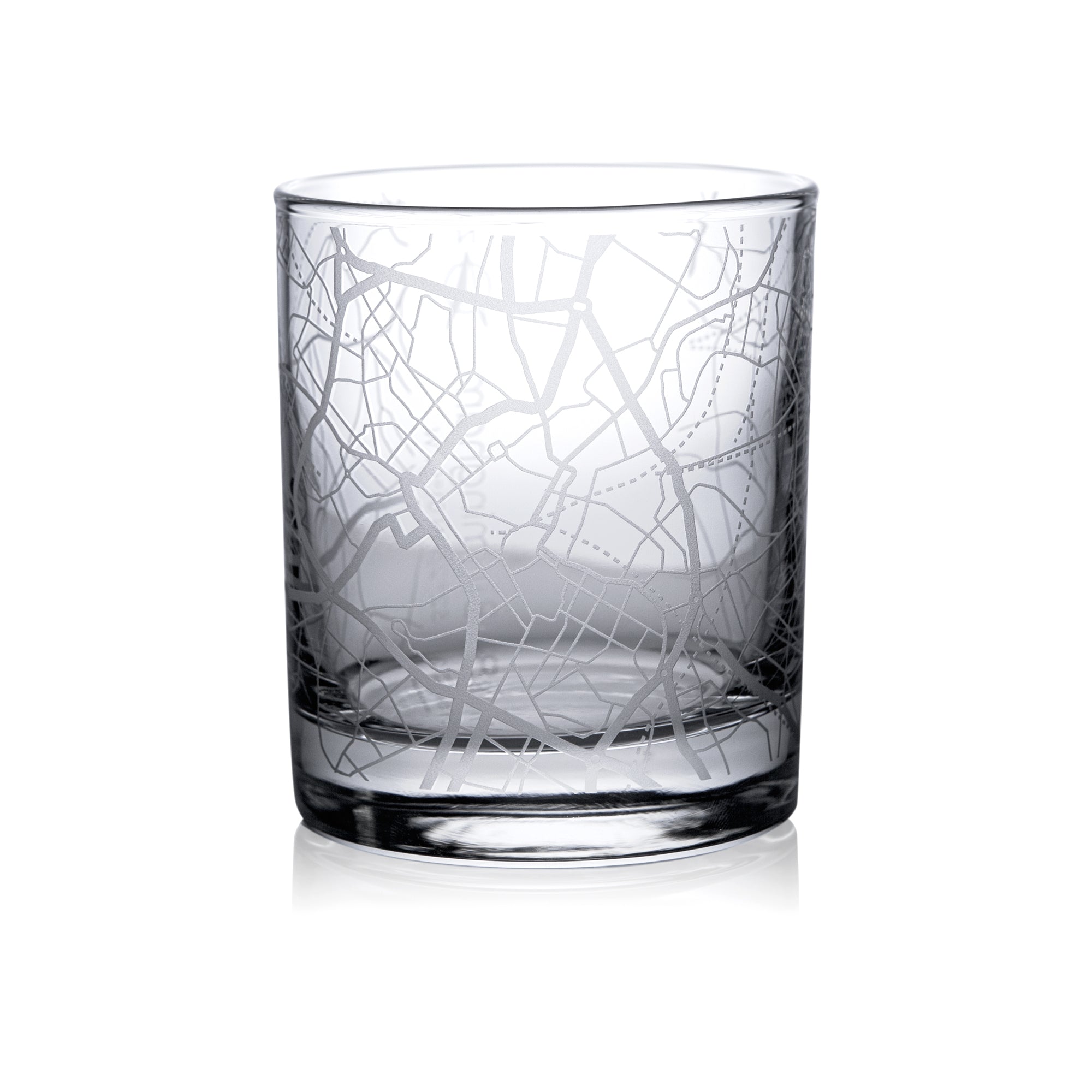 o3designstudio Birmingham City map whiskey glasses 300 ml MG3046