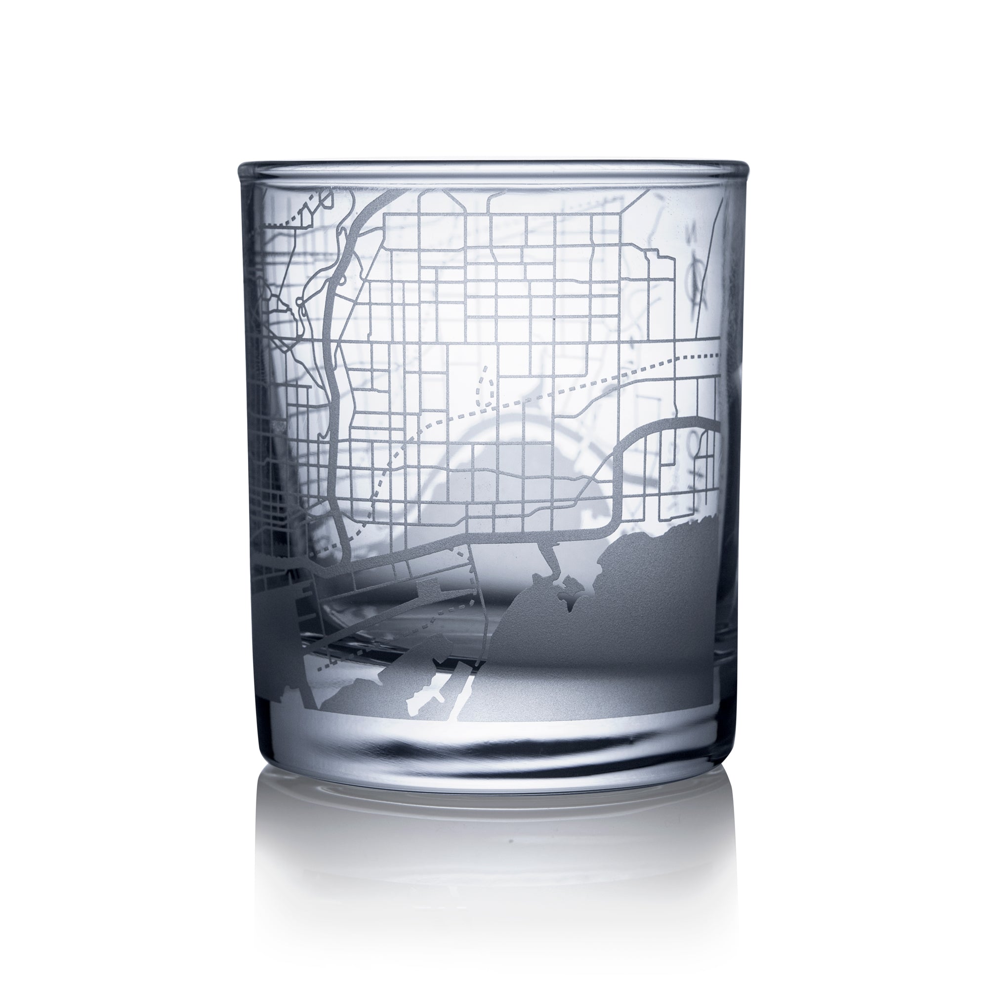 o3designstudio Toronto City map whiskey glasses 300 ml GM2201-4