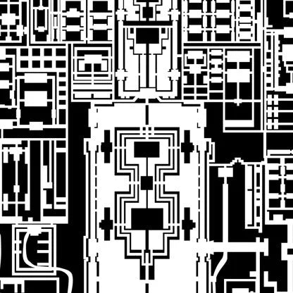 o3designstudio Forbidden City paper-cut Close-up view