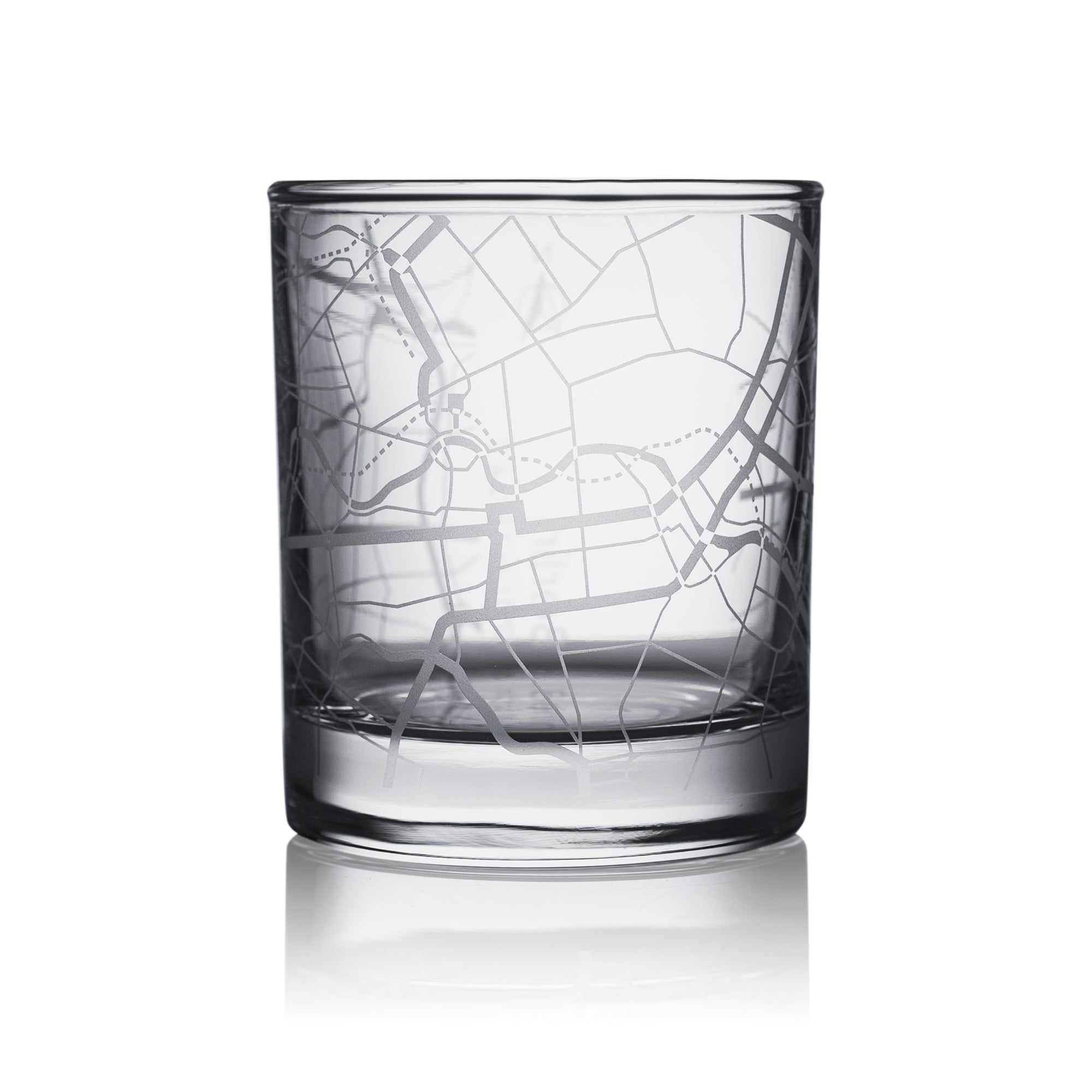 o3designstudio Milan City map whiskey glasses 300 ml MG3003
